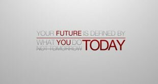 Your Future is Created Today Wallpaper